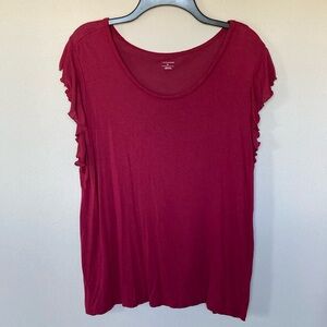 14th & Union Dark Red Top